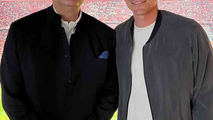 Hasan Arat, Herbert Hainer ve Mario Gomez ile görüştü