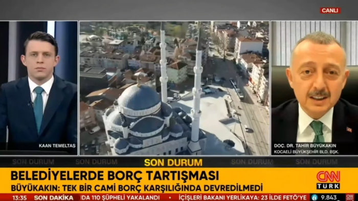 Büyükakın: Tek bir cami bile SGK borcu karşılığında devredilmedi