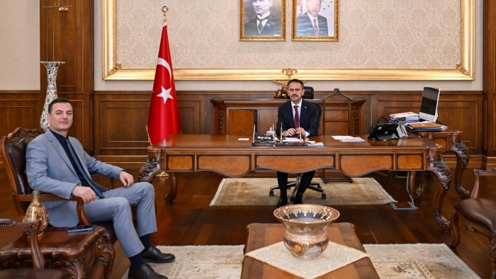 Sanayi ve Teknoloji Bakanlığı Başmüfettişi Nesimi Üstün’den Vali Aktaş’a Ziyaret