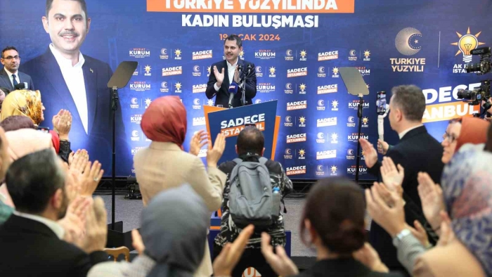 Murat Kurum’dan kadın ve gençlere "yüzde 25 istihdam" sözü