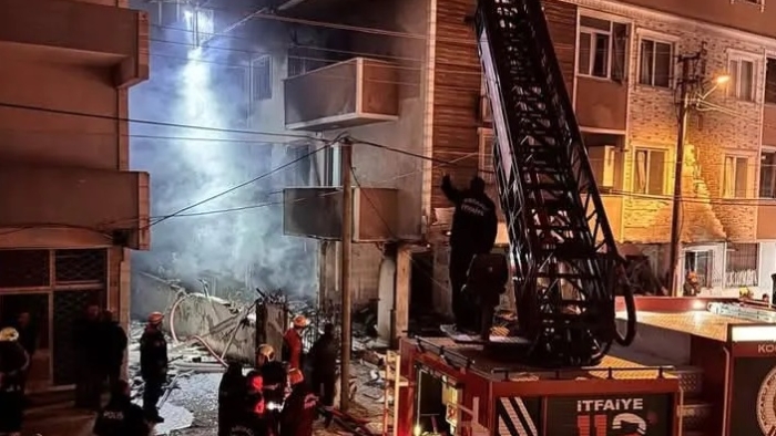 Darıca’da doğalgaz patlaması