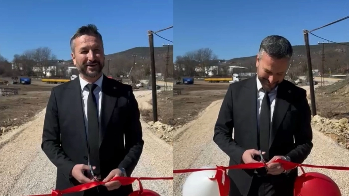 Eskipazar’da Köprü Açılışı Tek Kişilik Törenle Gerçekleşti