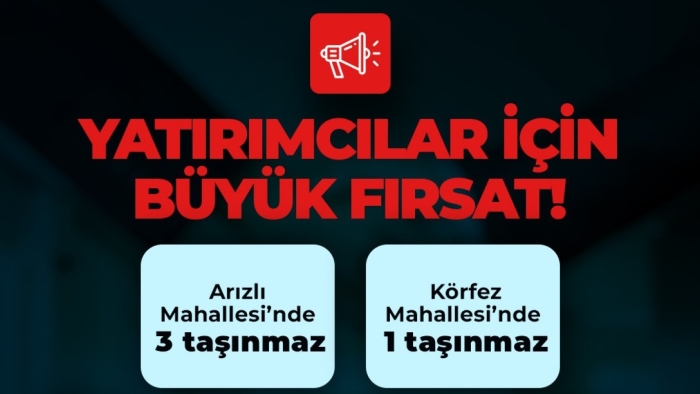 İzmit Belediyesi'nden Yatırımcılar İçin Büyük Fırsat